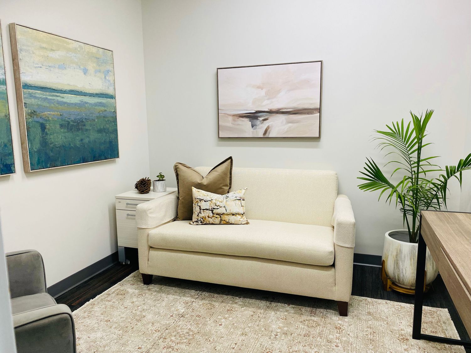 Calm and welcoming therapy office in Lower Lonsdale, North Vancouver